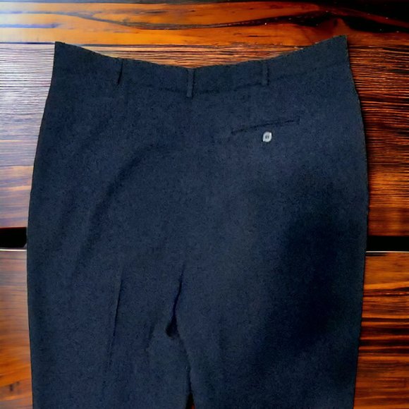 NAVY NYGARD COLLECTION WOMEN’S Sz 16 HIGH RISE STRAIGHT LEG LINED SLACKS - Picture 6 of 10